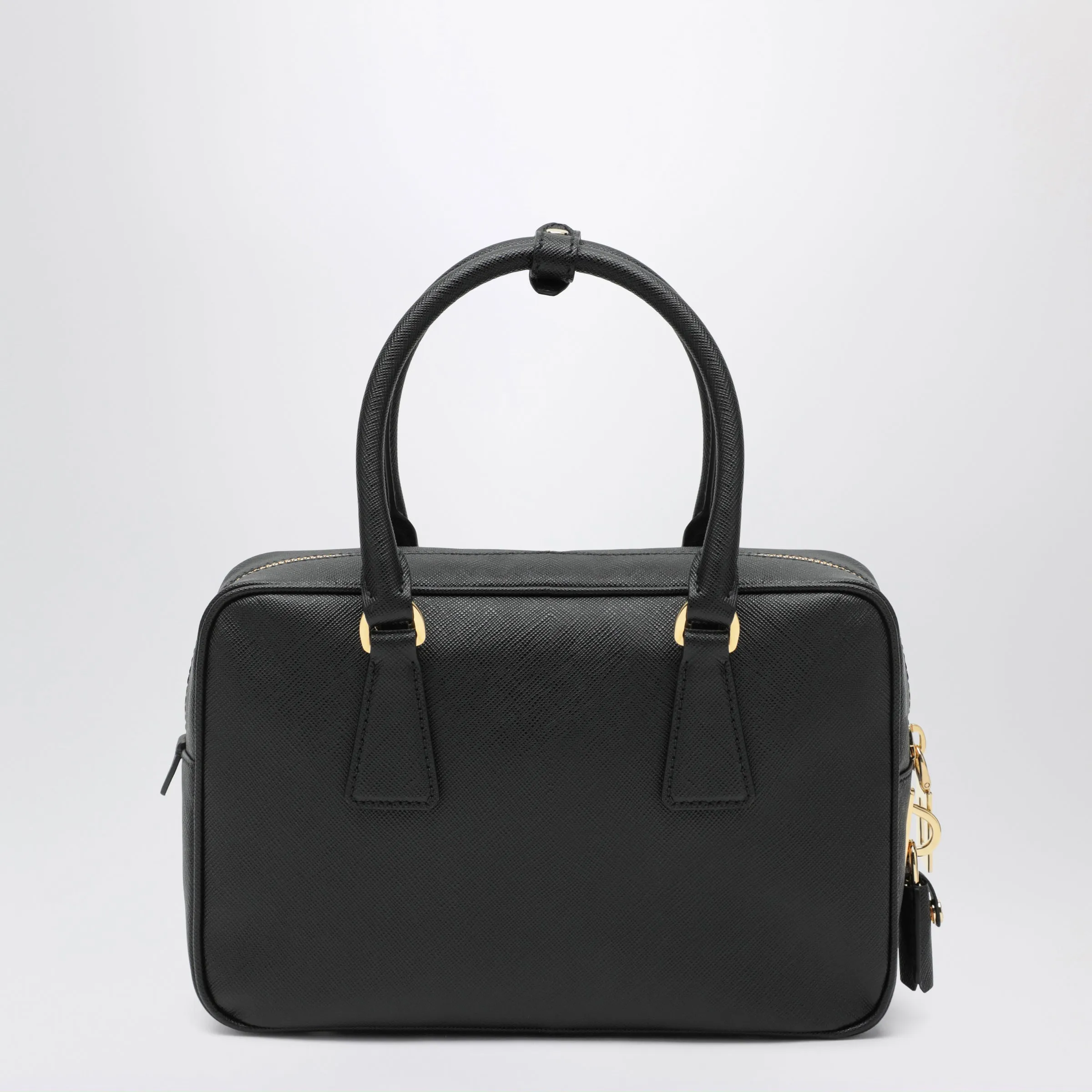 Black Saffiano Leather Top-Handle Bag sold by Wanan Luxury product image thumbnail 2