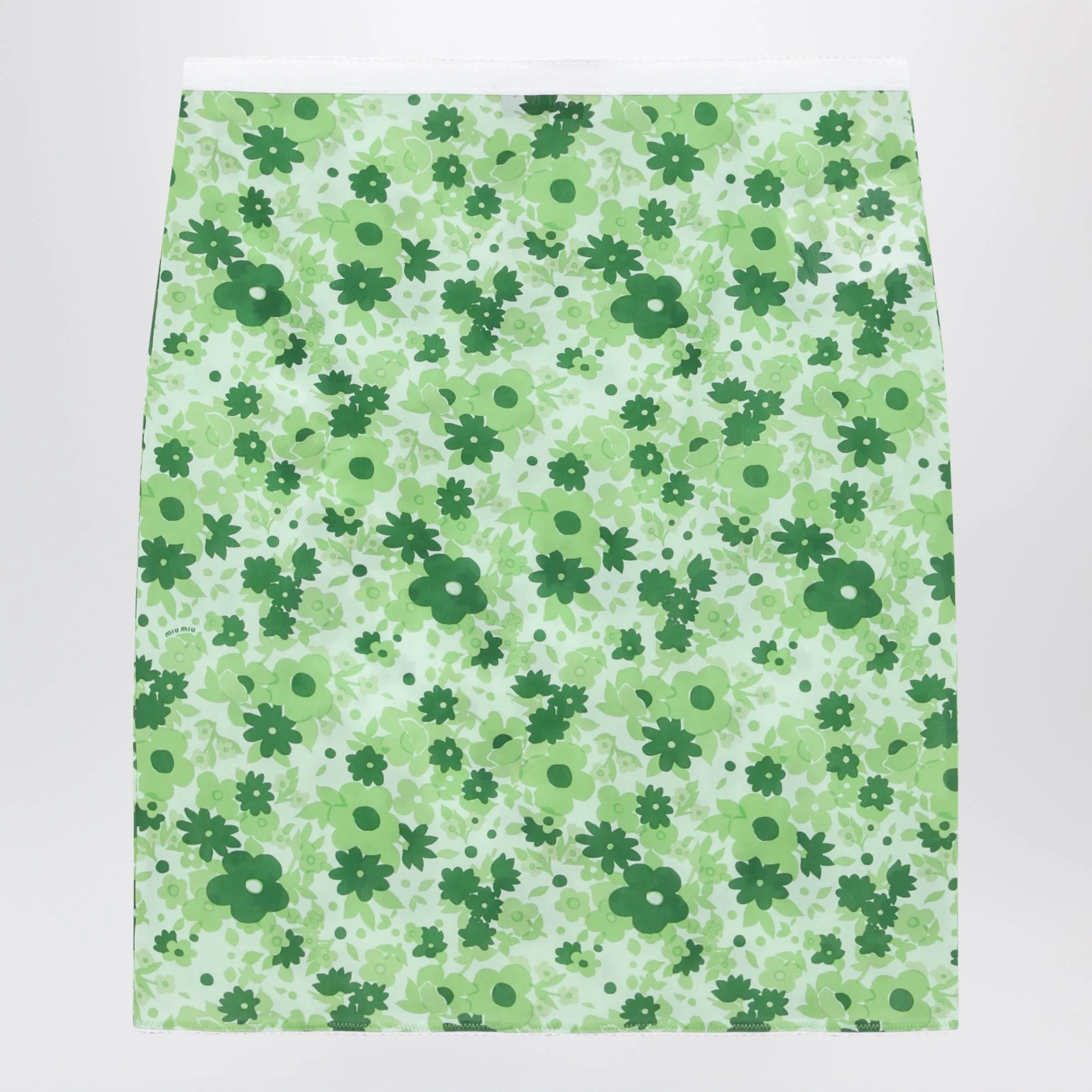 Green Skirt With Floral Pattern sold by Wanan Luxury product image thumbnail 2