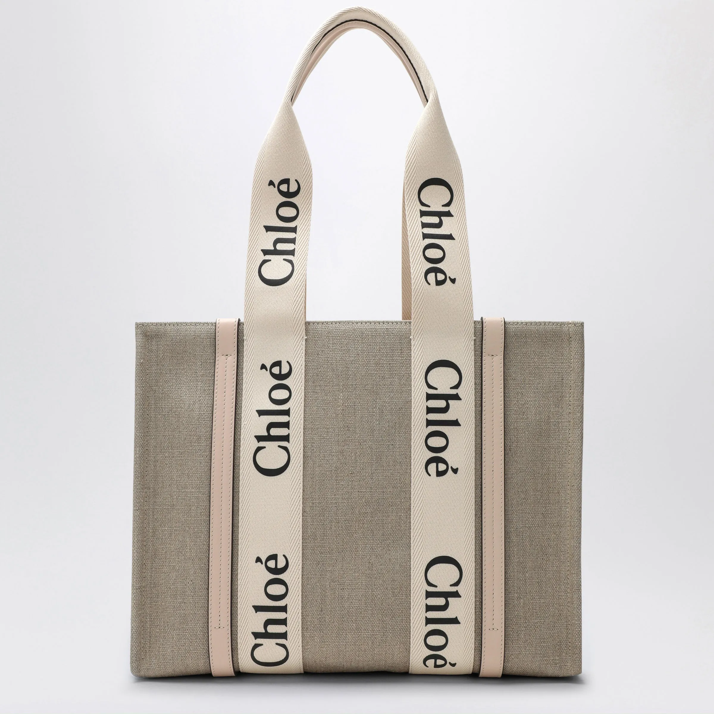 Medium Woody Tote Bag In Beige Canvas sold by Wanan Luxury product image thumbnail 2