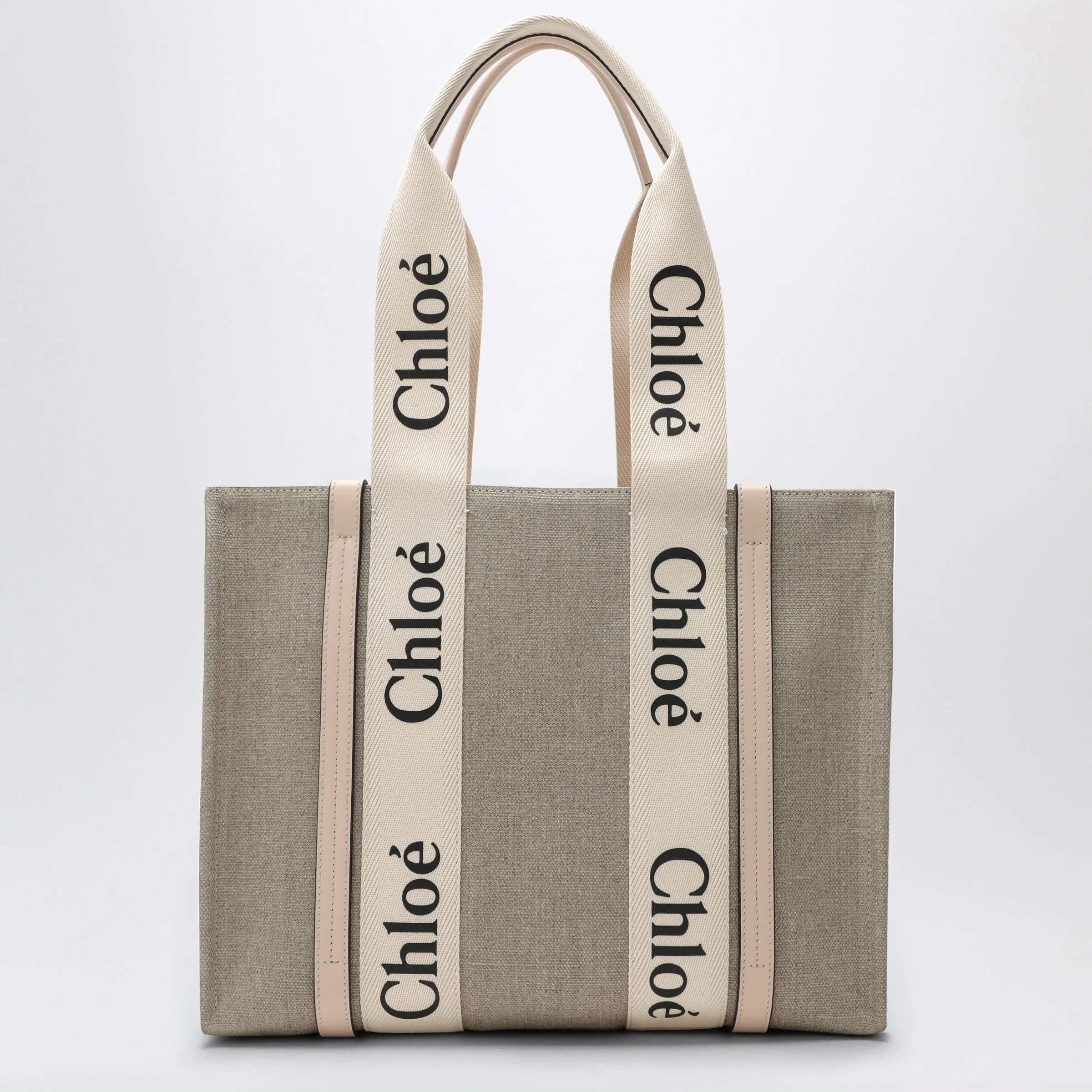Medium Woody Tote Bag In Beige Canvas sold by Wanan Luxury