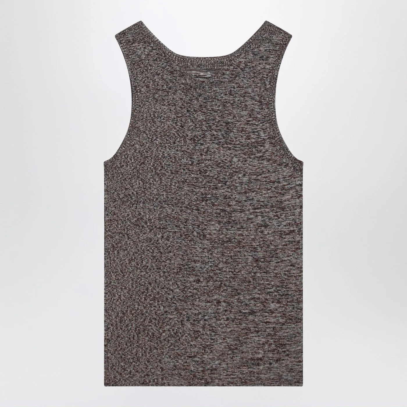 Ribbed Tank Top With Blue/Brown Pattern sold by Wanan Luxury product image thumbnail 2