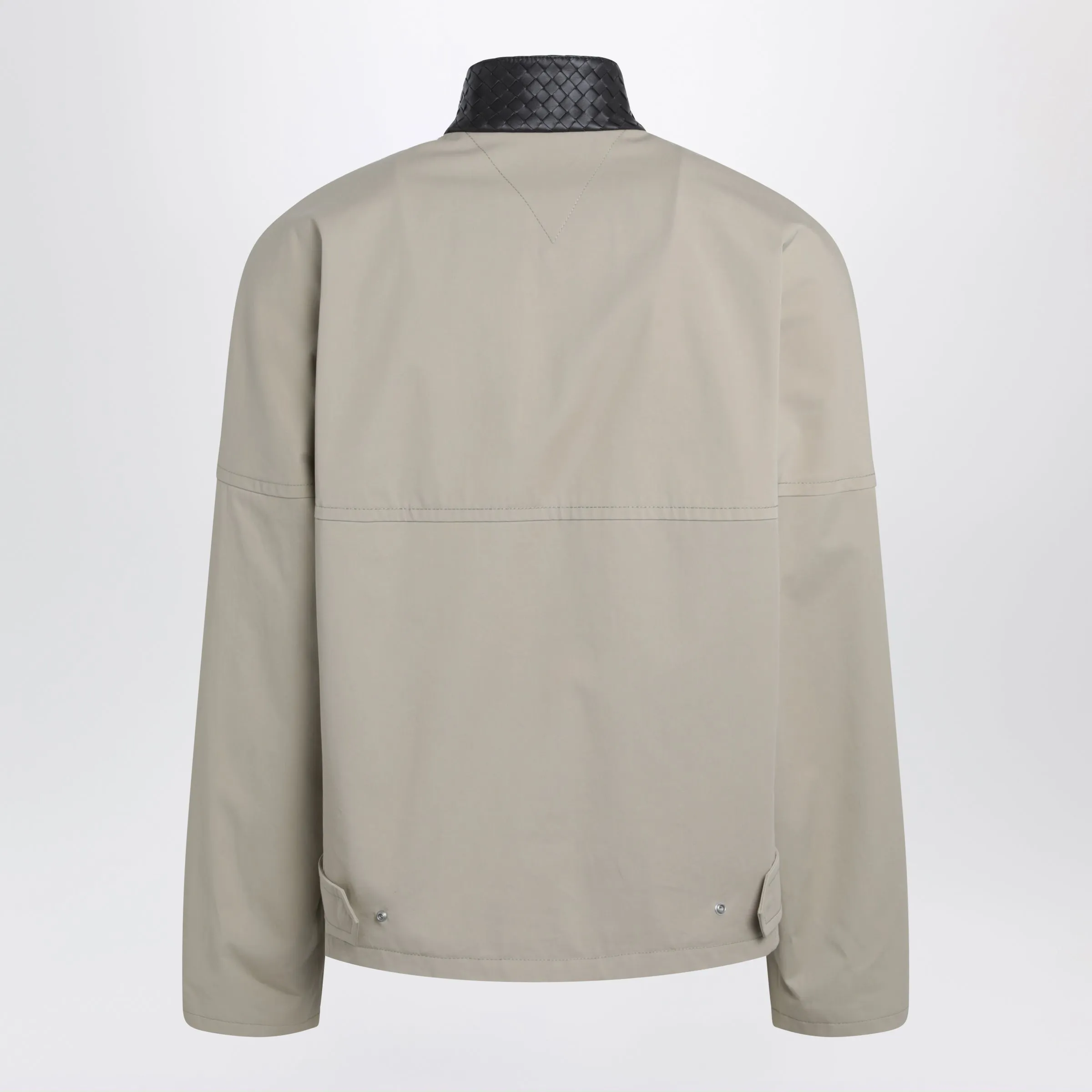 Beige Cotton Jacket With Intrecciato Collar sold by Wanan Luxury product image thumbnail 2
