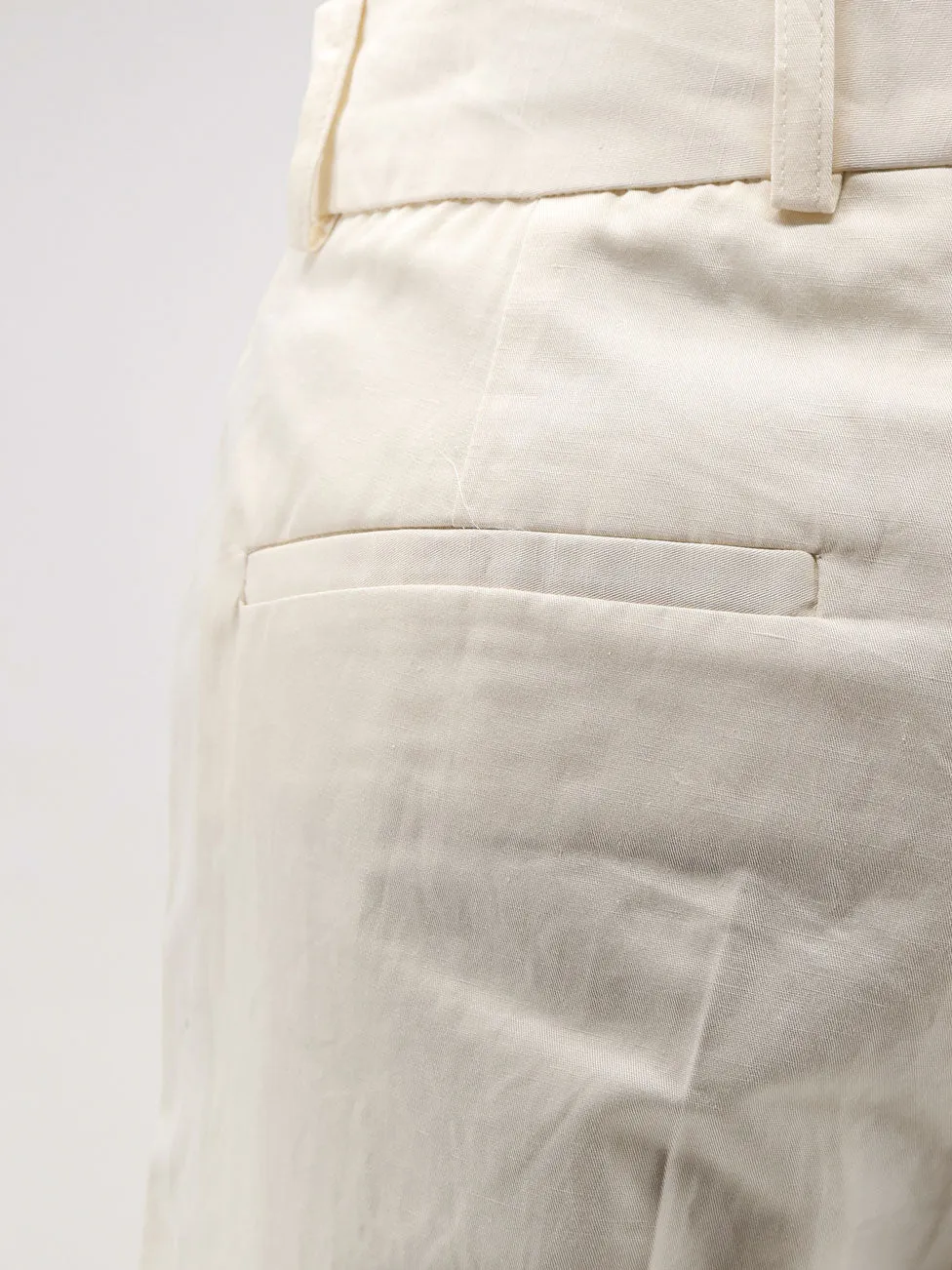 Jnane Cotton And Linen Trousers sold by Wanan Luxury product image thumbnail 3