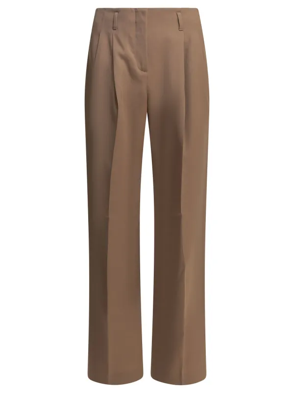Tailored Pants Made Of Virgin Wool Trousers Pink made by Golden Goose