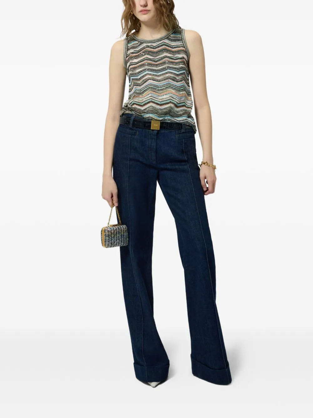 Zig Zag Motiv Top sold by Wanan Luxury product image thumbnail 2