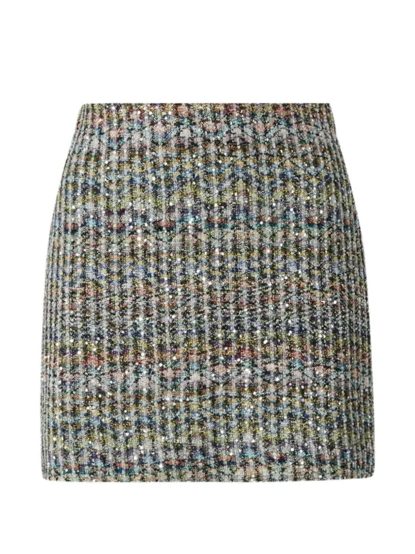 Zig Zag Motif Mini Skirt made by Missoni