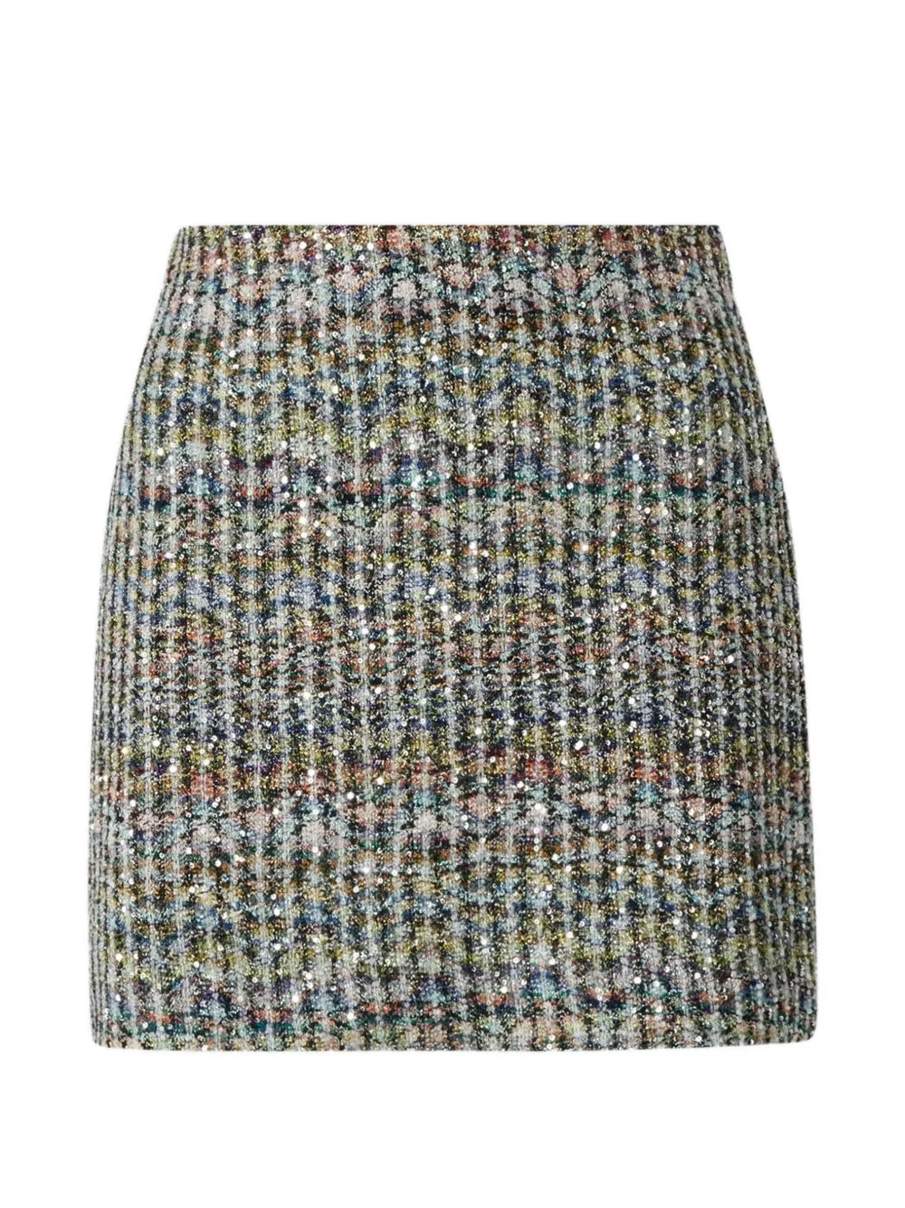 Zig Zag Motif Mini Skirt sold by Wanan Luxury