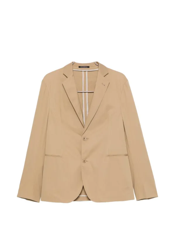 Cotton Single-Breasted Suit made by Emporio Armani