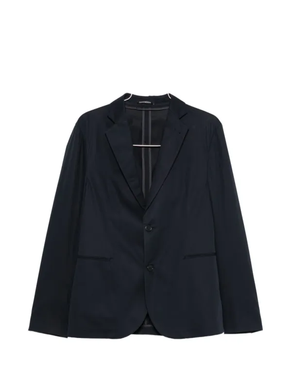 Cotton Single-Breasted Suit made by Emporio Armani