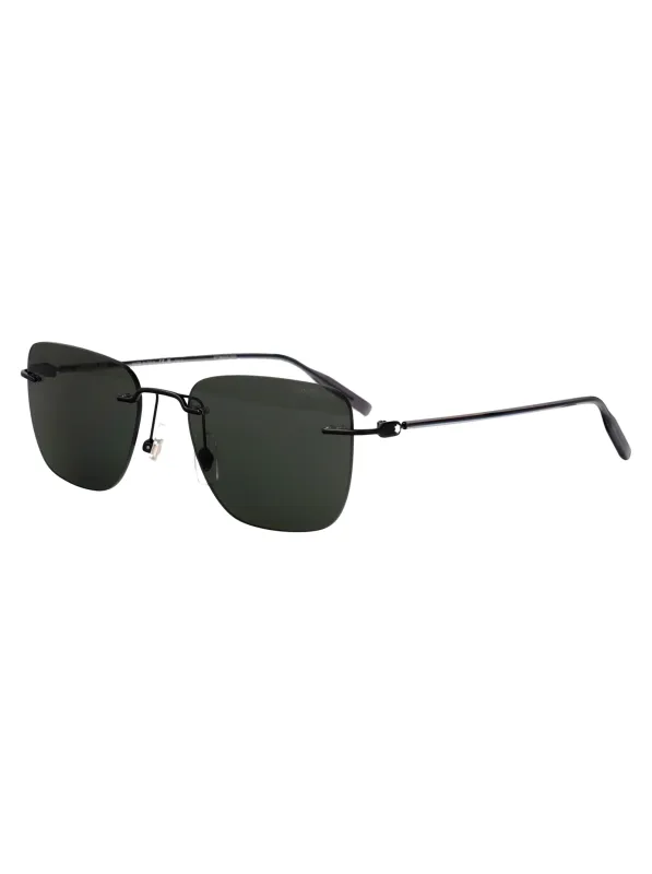 MB0470S Rimless Sunglasses made by Mont Blanc