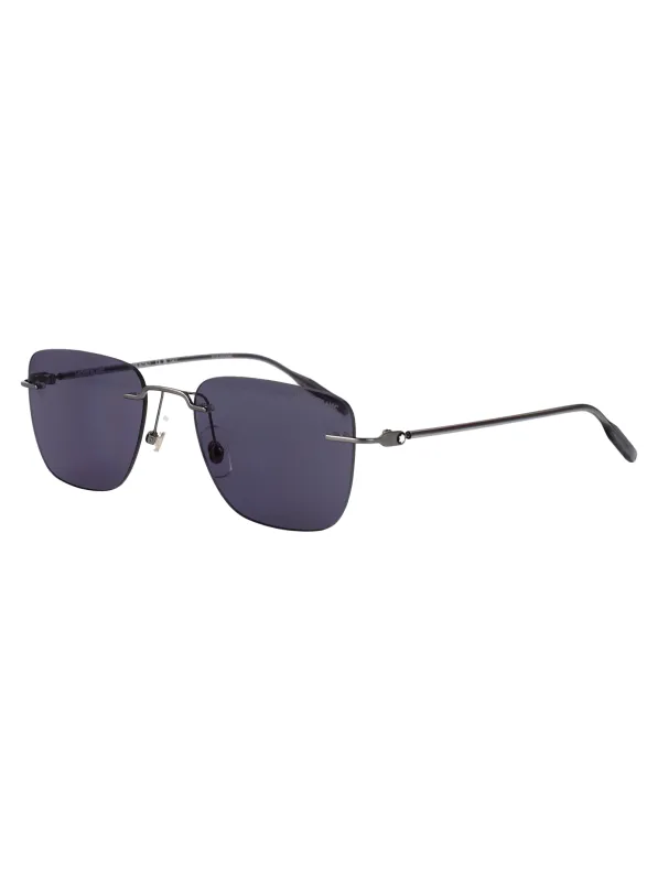 MB0470S Rimless Sunglasses made by Mont Blanc