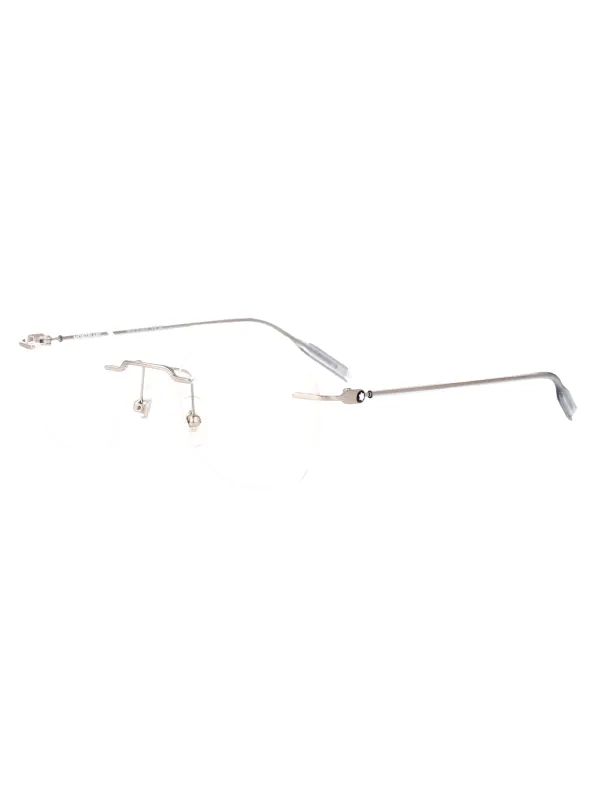 MB0471O Rimless Optical made by Mont Blanc