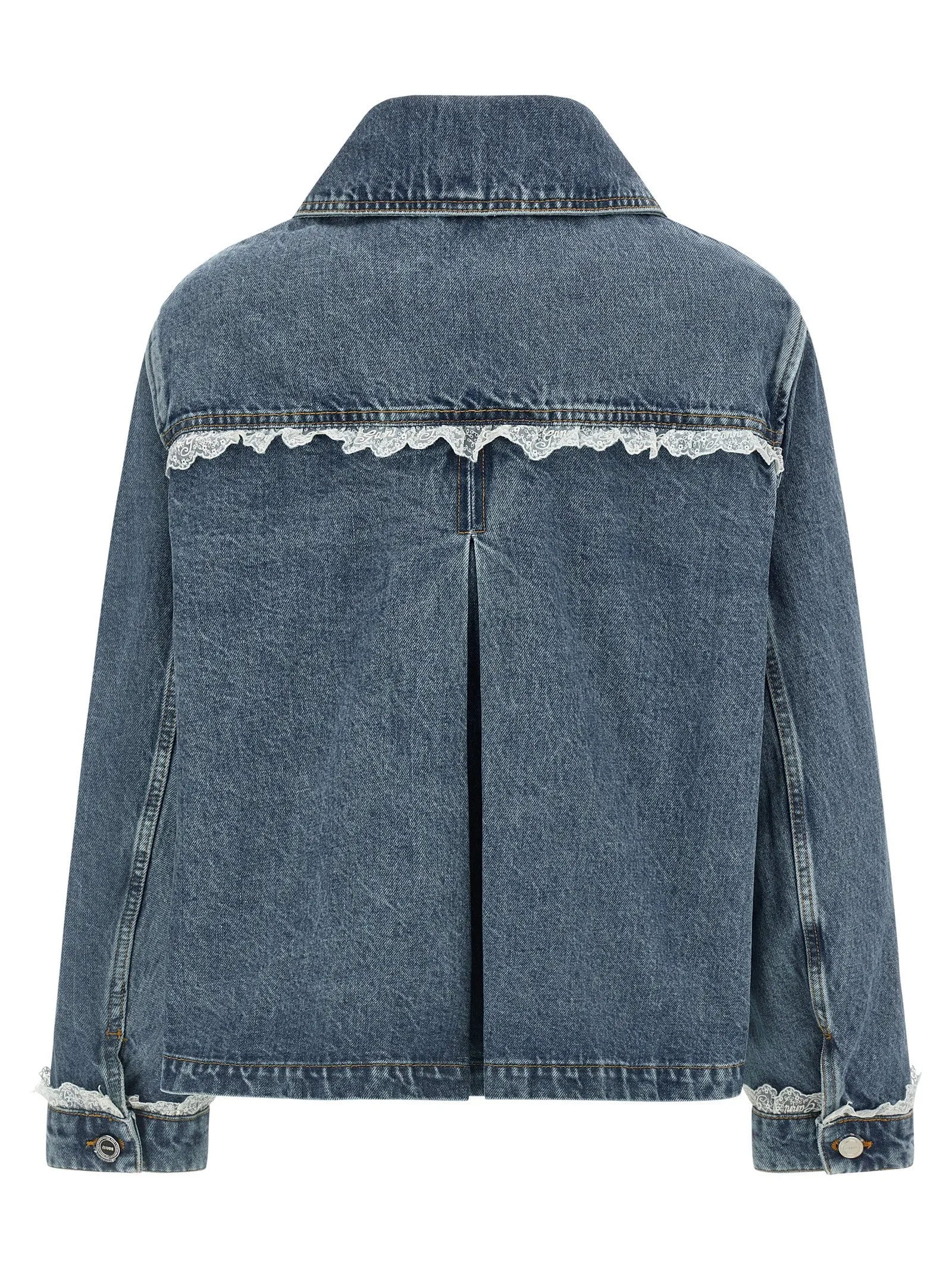 Denim And Lace Jacket Blue sold by Wanan Luxury product image thumbnail 2