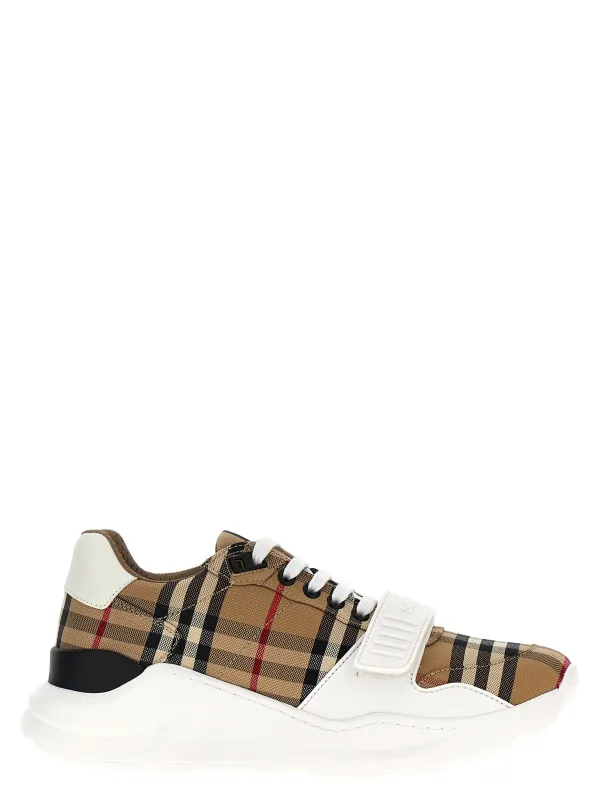 Check Sneakers Beige made by Burberry