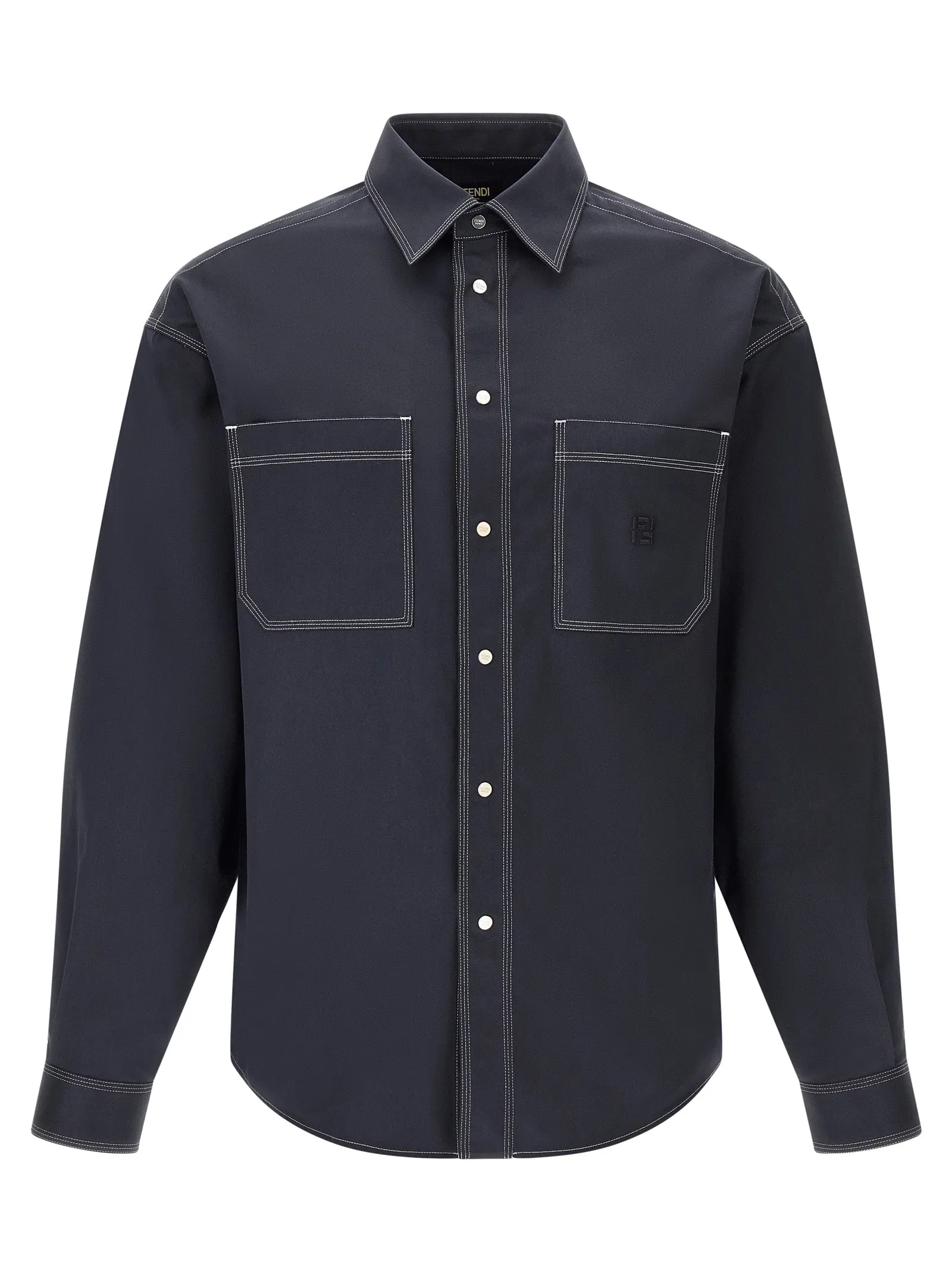Ff Selleria Shirt And Blouse Blue sold by Wanan Luxury