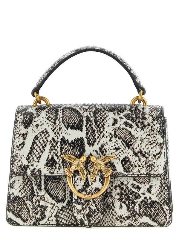 Mini Love One Light Hand Bags Gray made by Pinko