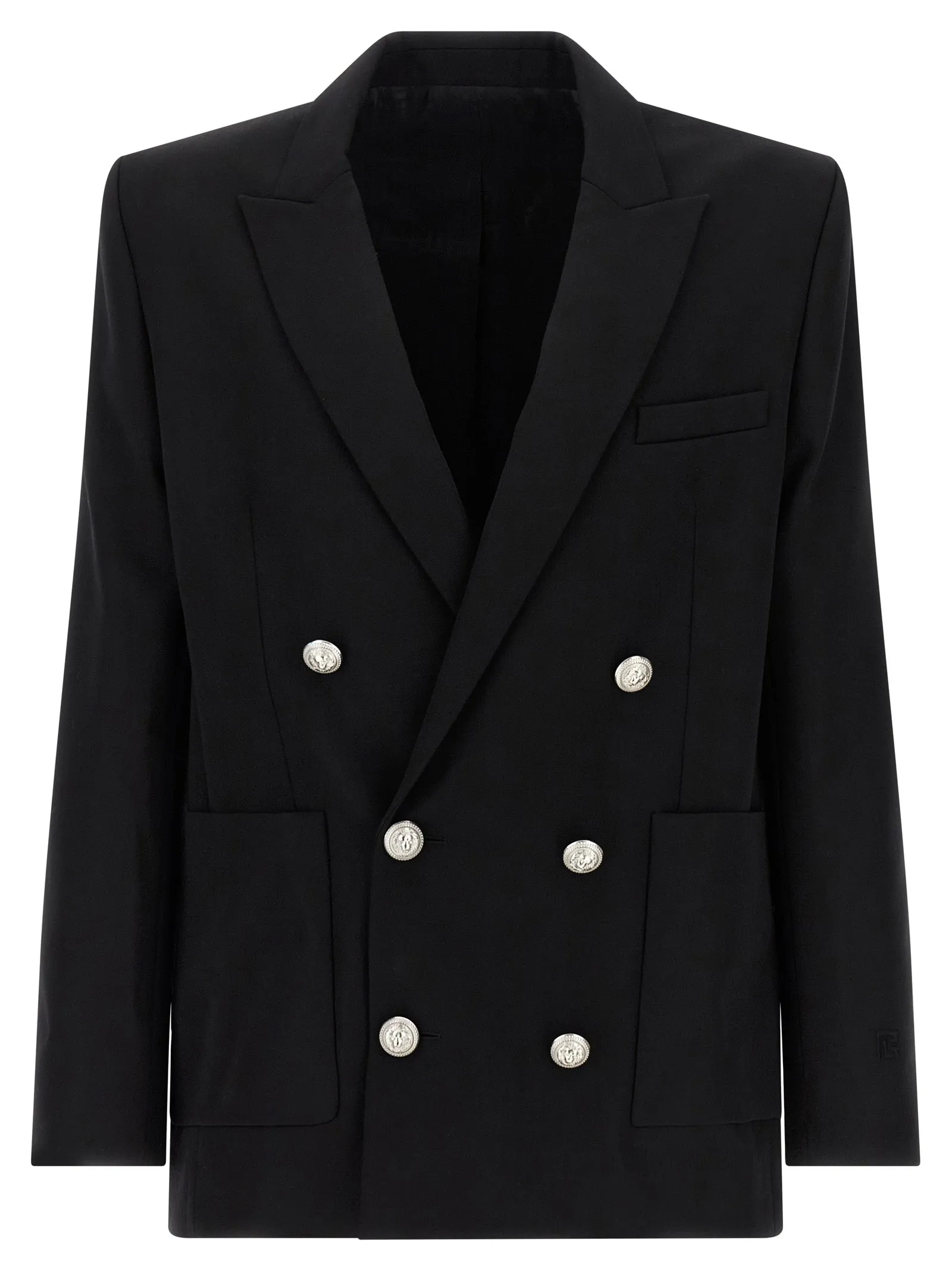 Grain De Poudre Blazer Black sold by Wanan Luxury