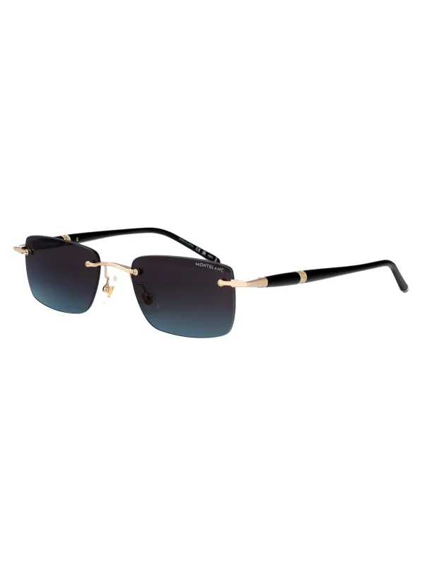 MB0344S Rimless Sunglasses made by Mont Blanc
