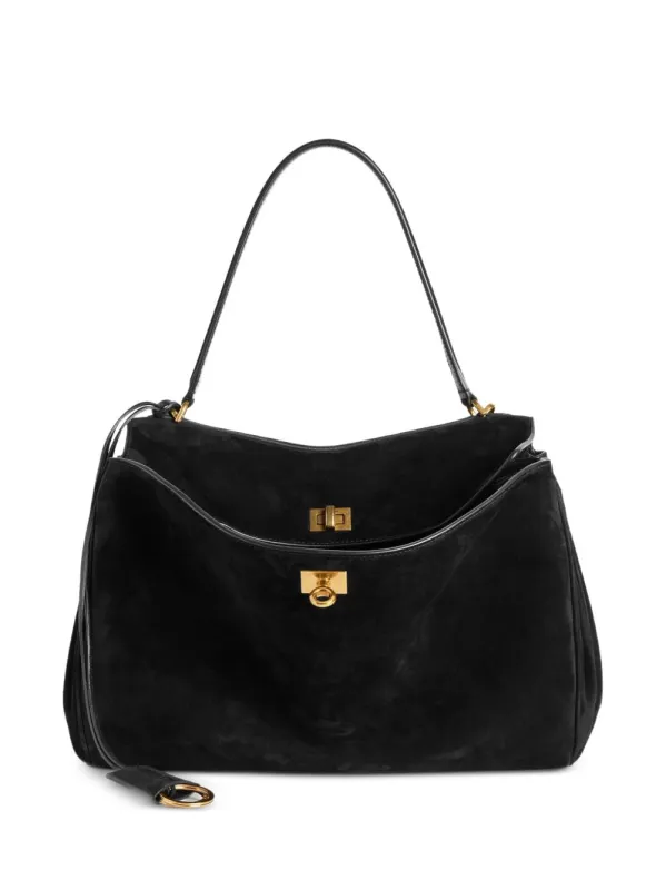 Rodeo Medium Leather Handbag made by Balenciaga