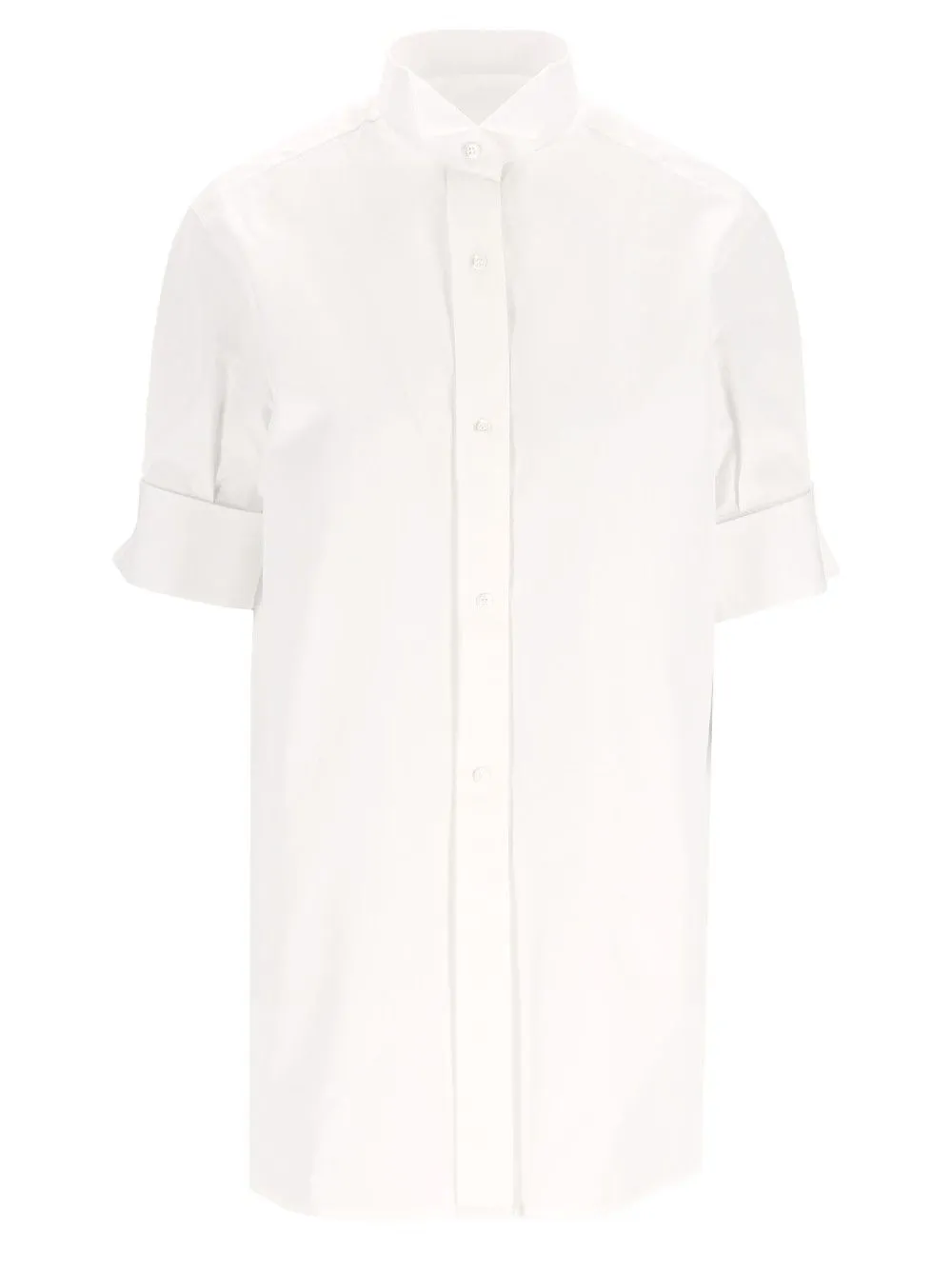 Cotton Poplin Shirt Shirts White sold by Wanan Luxury