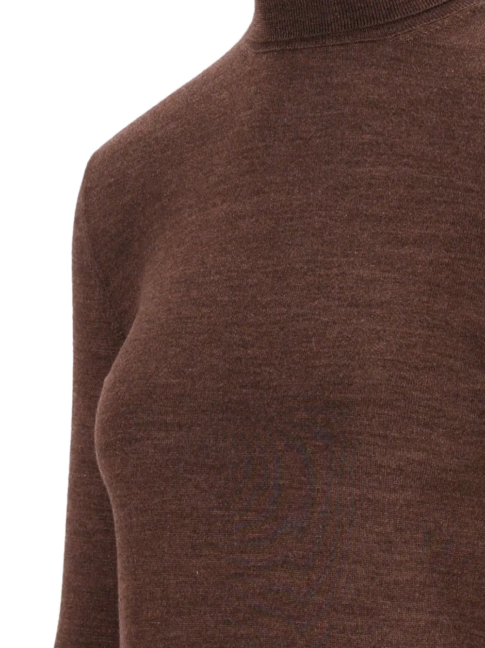 Wool And Silk Turtleneck Knitwear Brown sold by Wanan Luxury product image thumbnail 4