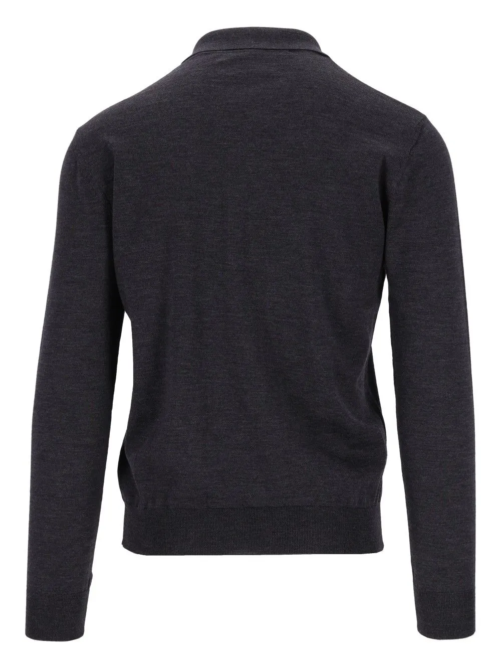 Wool Knit Polo Shirt Knitwear Grey sold by Wanan Luxury product image thumbnail 2