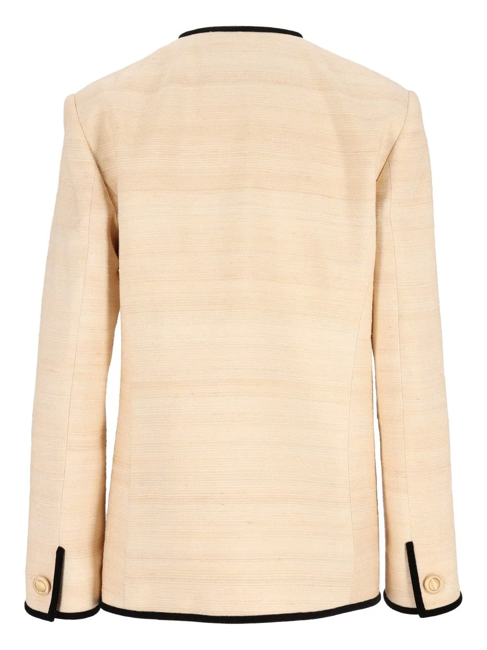 Silk And Linen Blazer Jackets White sold by Wanan Luxury product image thumbnail 2
