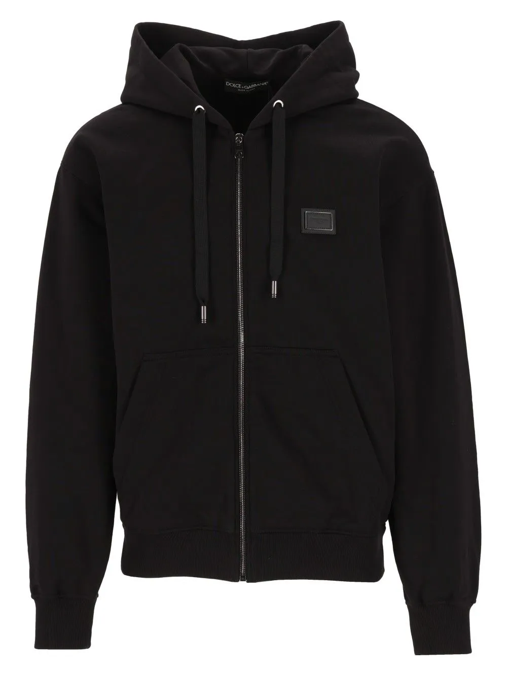 Hooded Zipped Sweater Sweatshirts Black sold by Wanan Luxury
