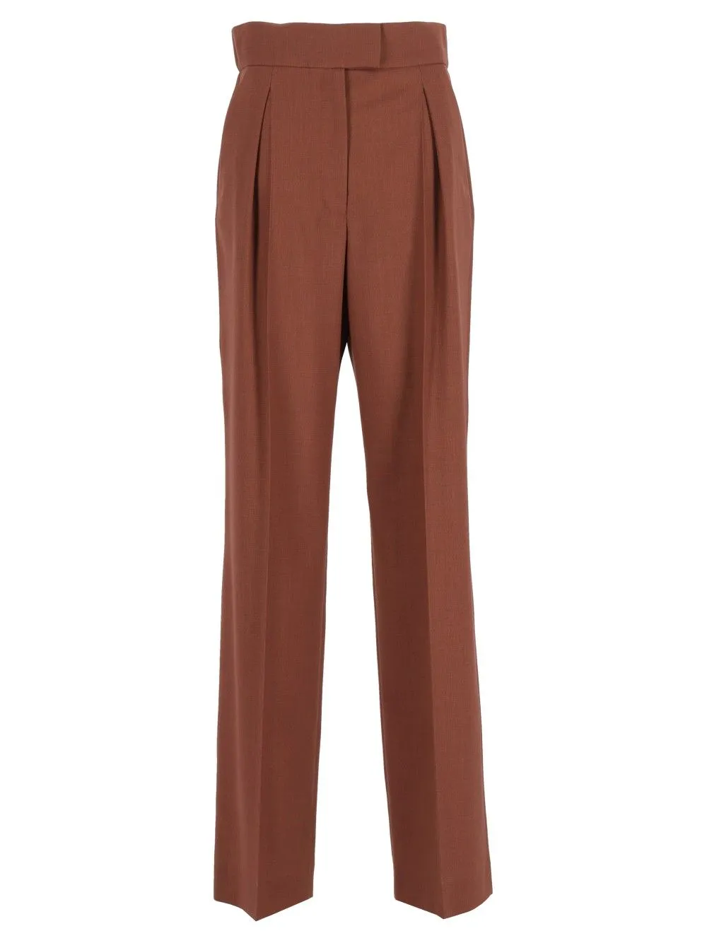 In Functional Suiting Trousers Brown sold by Wanan Luxury