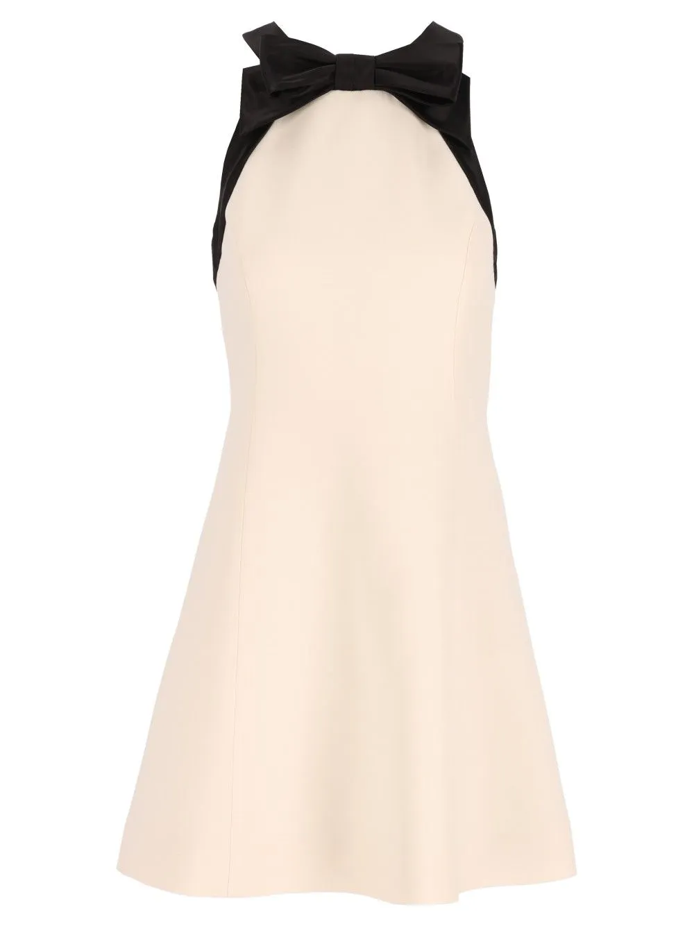 Short Crepe Couture Dress White sold by Wanan Luxury