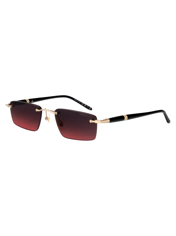 MB0484S Rimless Sunglasses made by Mont Blanc