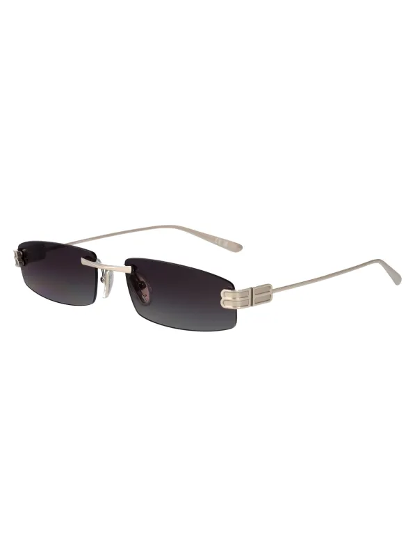BB0488S Rimless Sunglasses made by Balenciaga