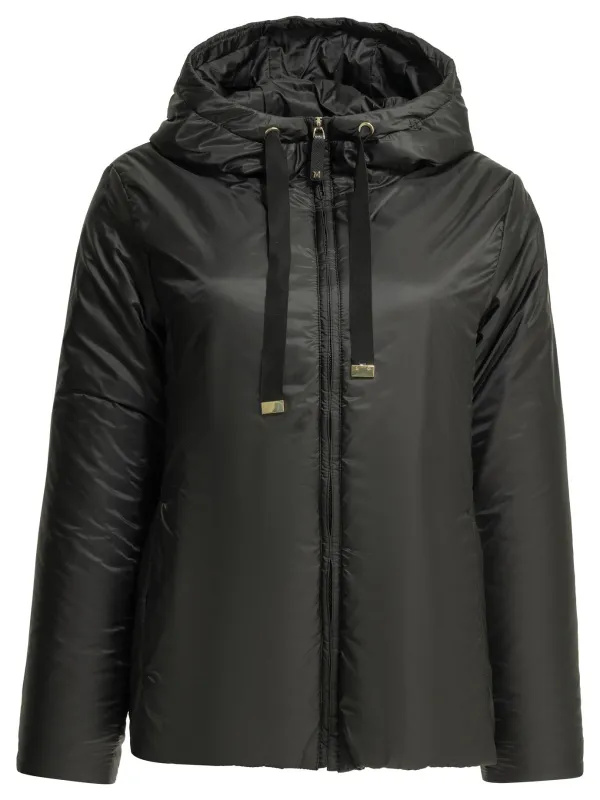 Water-Repellent Padded Jacket Black made by Wanan Luxury