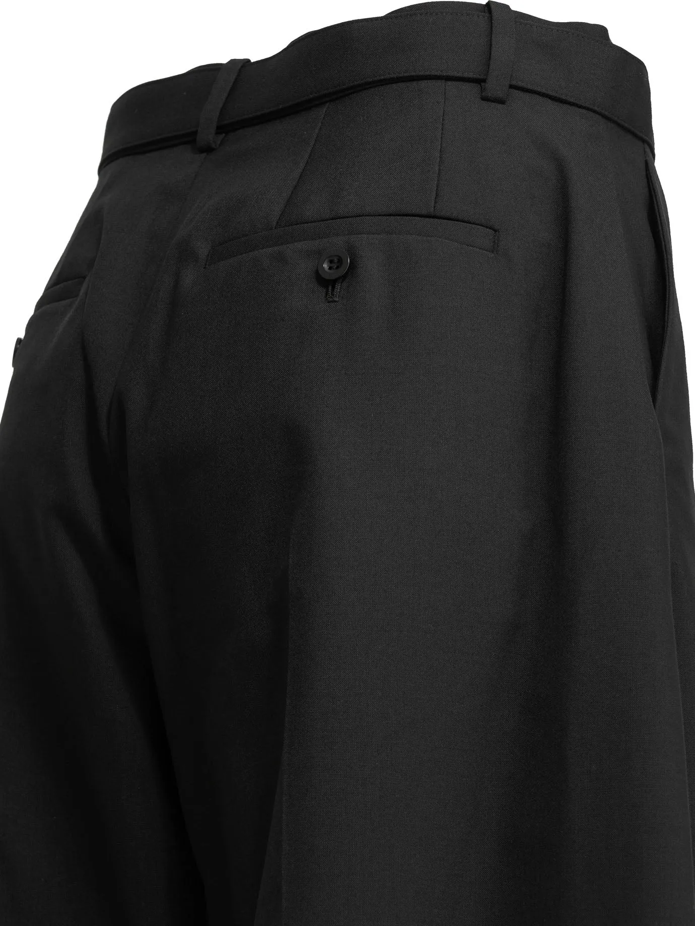 Tailored Wool Pants Trousers Black sold by Wanan Luxury product image thumbnail 4