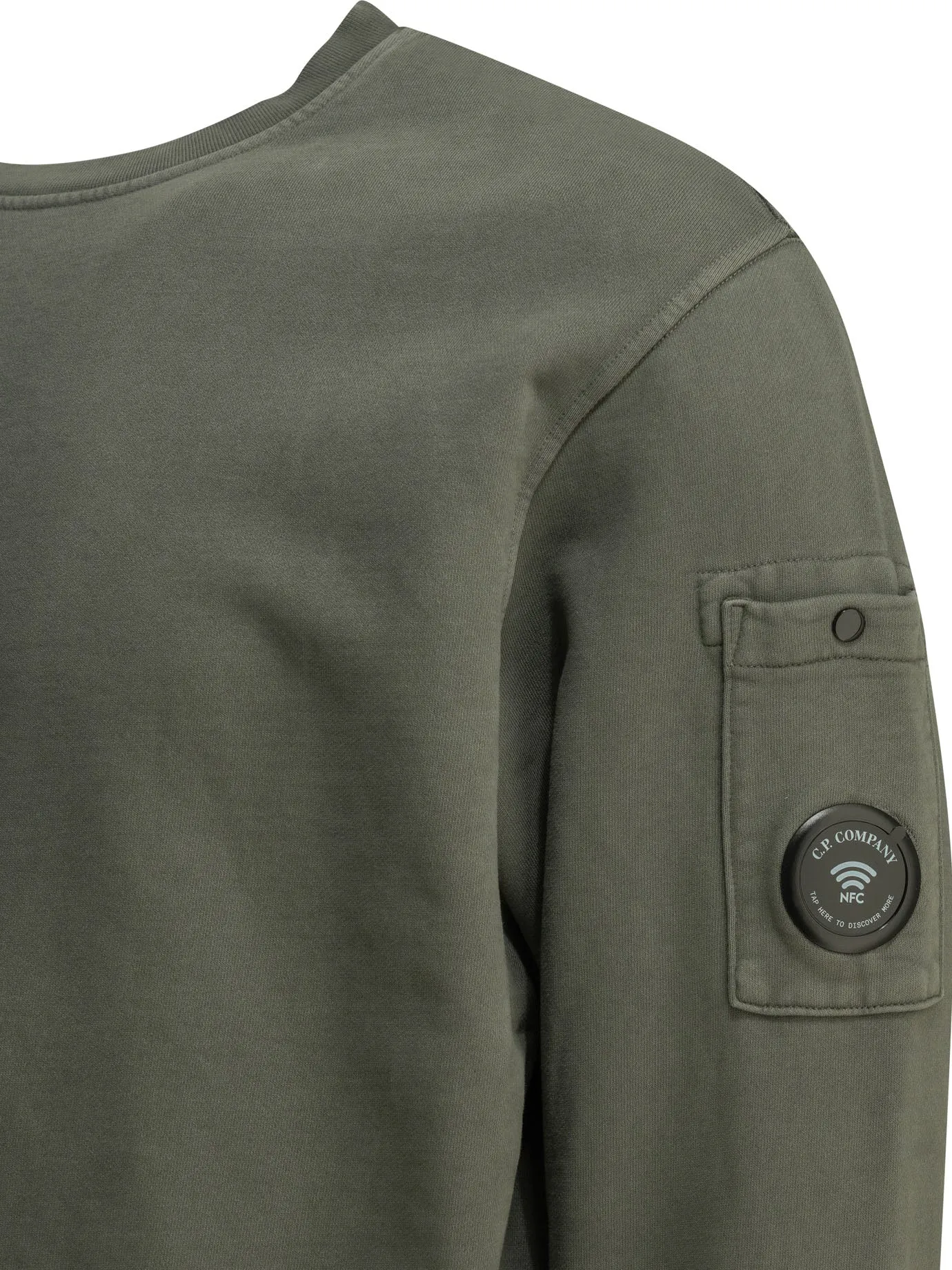 Crewneck Sweatshirt With Logo Sweatshirts Green sold by Wanan Luxury product image thumbnail 4