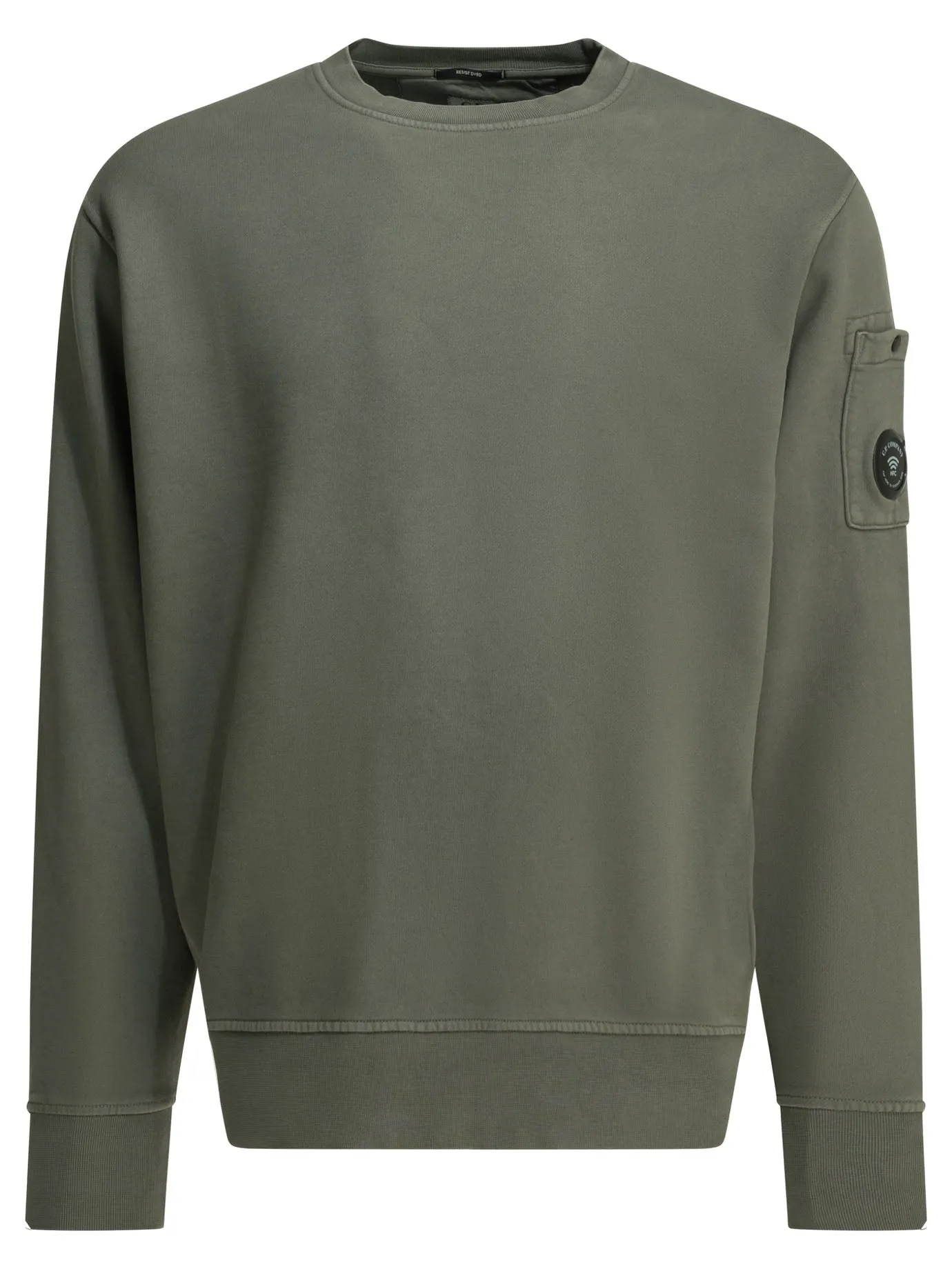 Crewneck Sweatshirt With Logo Sweatshirts Green sold by Wanan Luxury