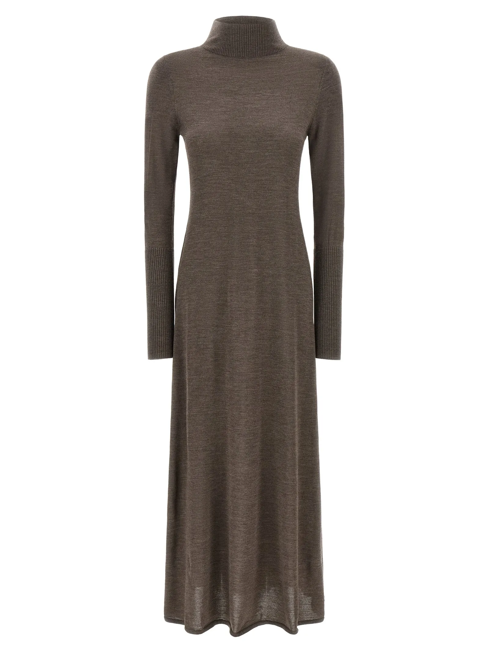 Turtleneck Dress Beige sold by Wanan Luxury