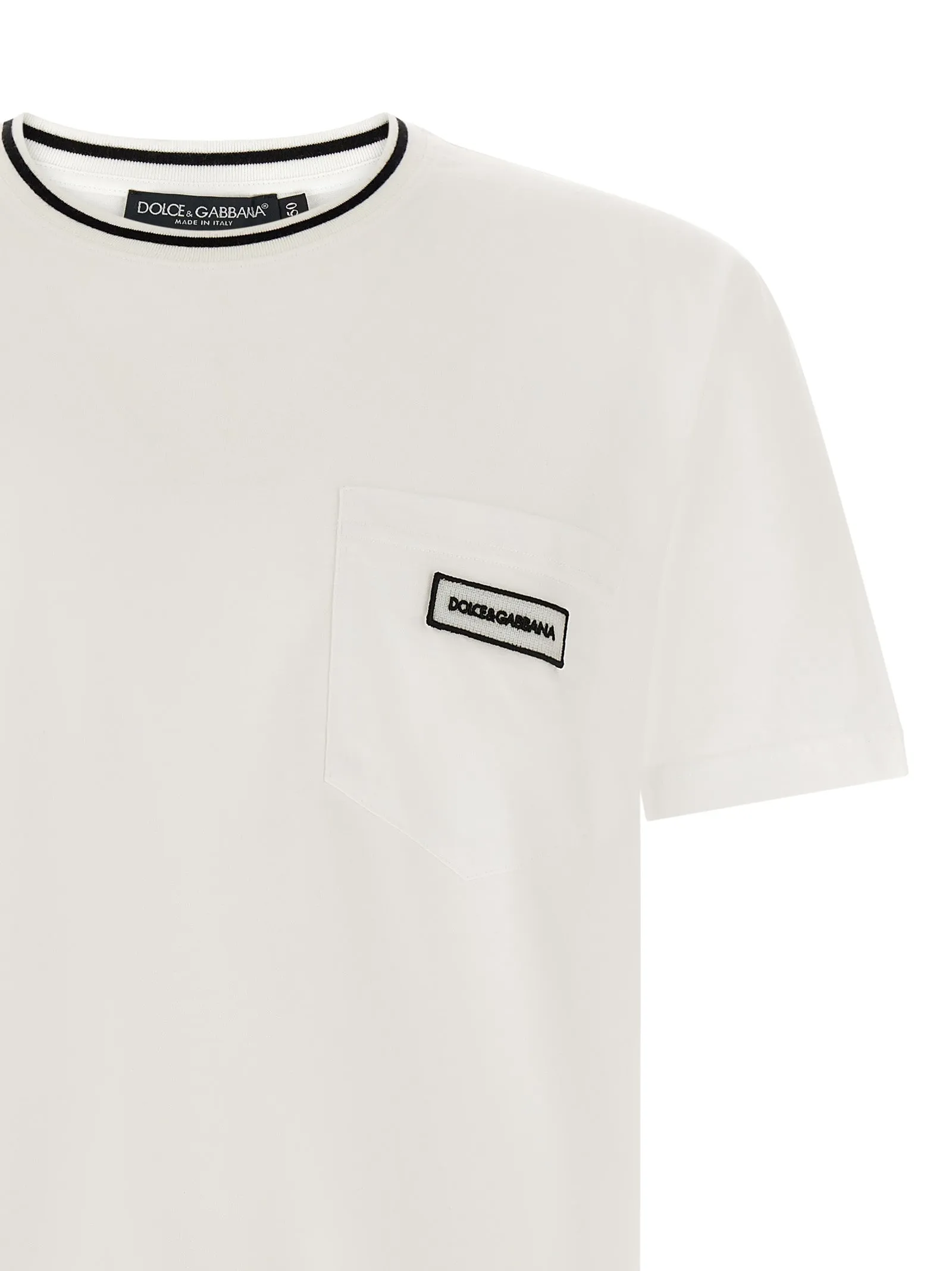 Logo Pocket T-Shirt White sold by Wanan Luxury product image thumbnail 3