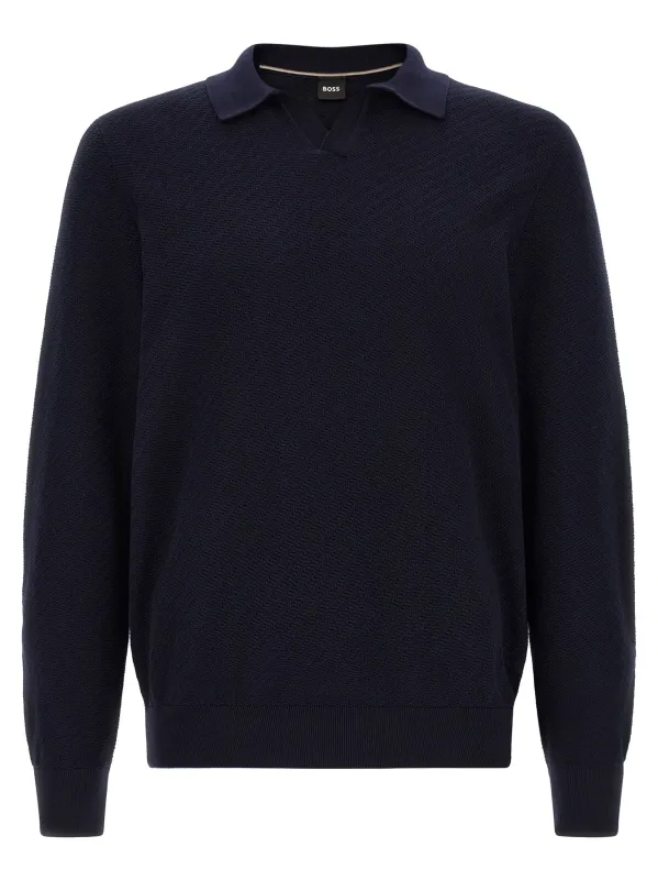 H-Lomarino Polo Blue made by Hugo Boss