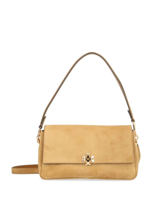 Charlie Shoulder Bags Beige made by Tory Burch
