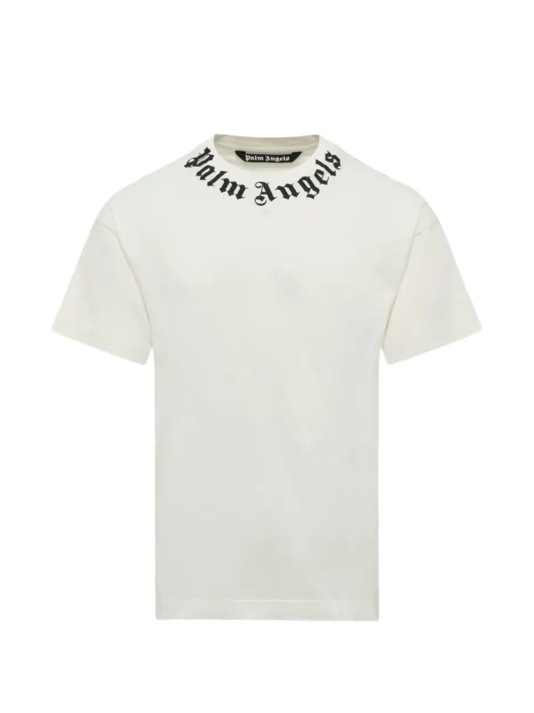 Logo Cotton T-Shirt made by Palm Angels