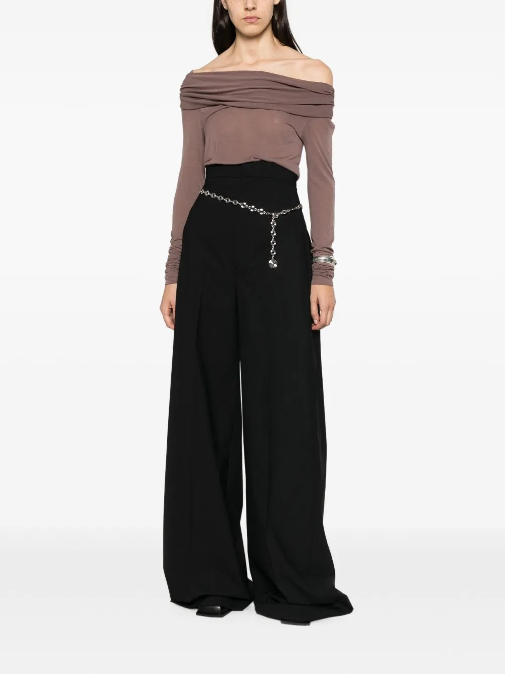 Wide-Leg Trousers sold by Wanan Luxury product image thumbnail 2