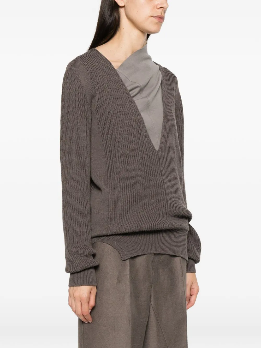 Wool V-Necked Sweater sold by Wanan Luxury product image thumbnail 4