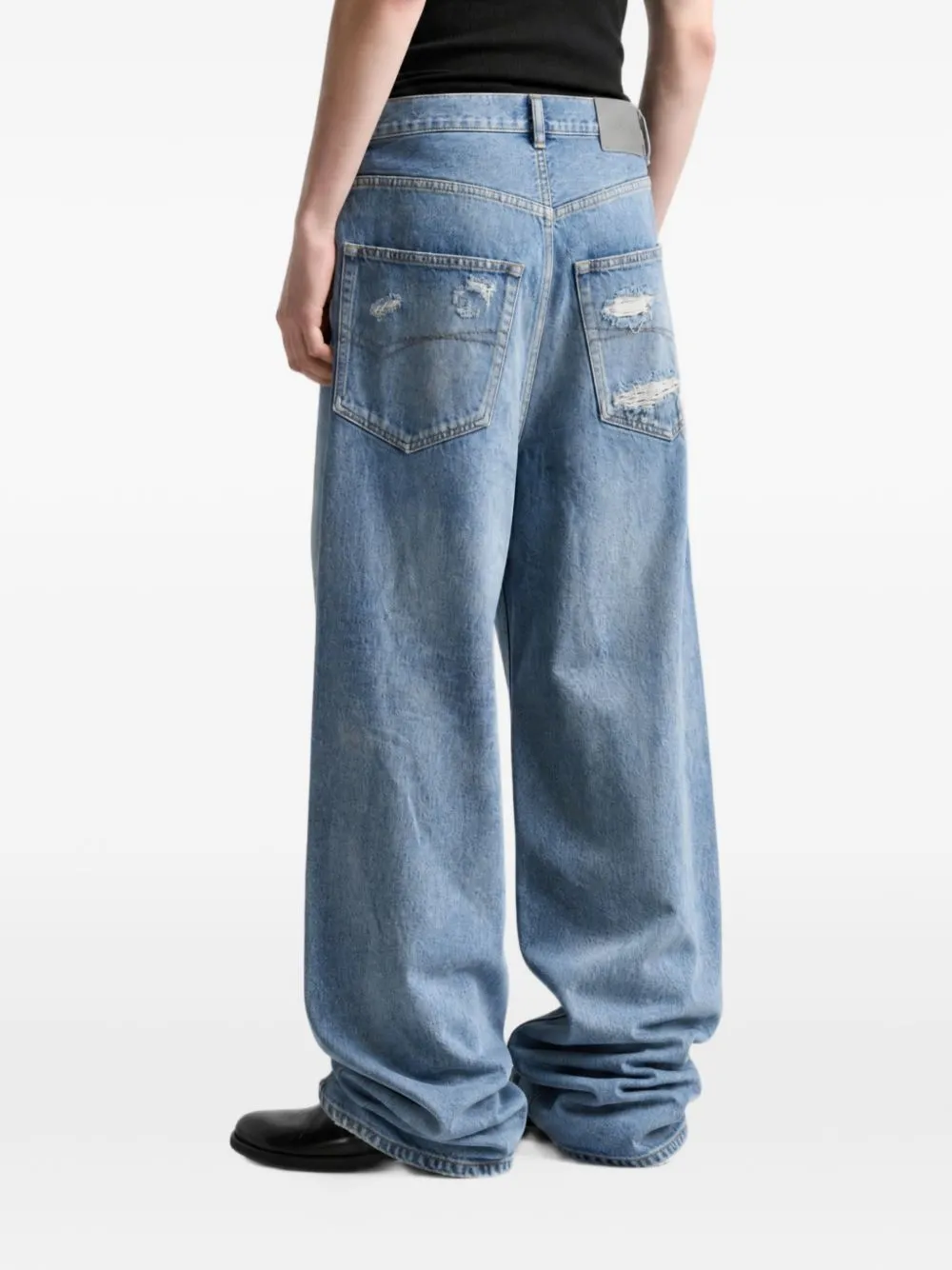 Baggy Fit Denim Jeans sold by Wanan Luxury product image thumbnail 4