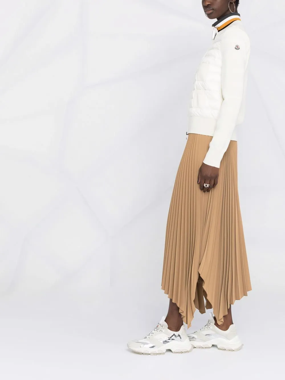 Wool And Nylon Padded Cardigan sold by Wanan Luxury product image thumbnail 3