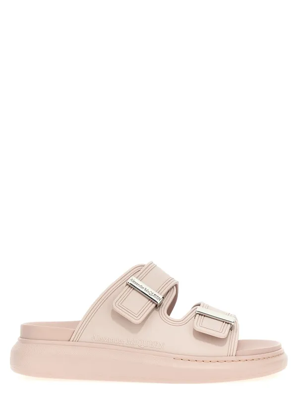 Rubber Sandals Pink made by Alexander McQueen
