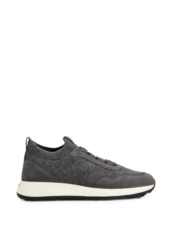 Leather And Knit Sneakers made by Tod's