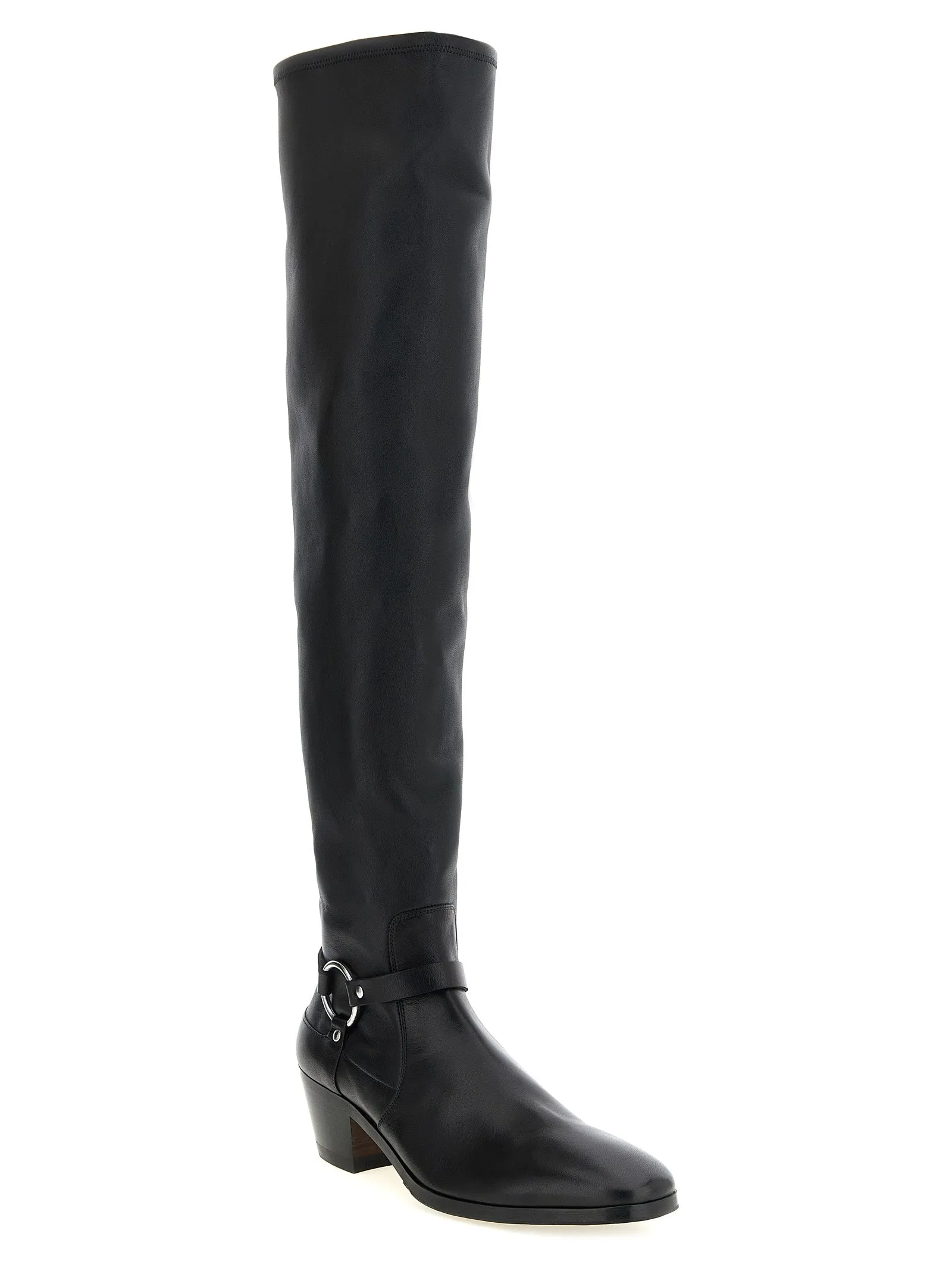 Cuissarde Boots Black sold by Wanan Luxury product image thumbnail 2