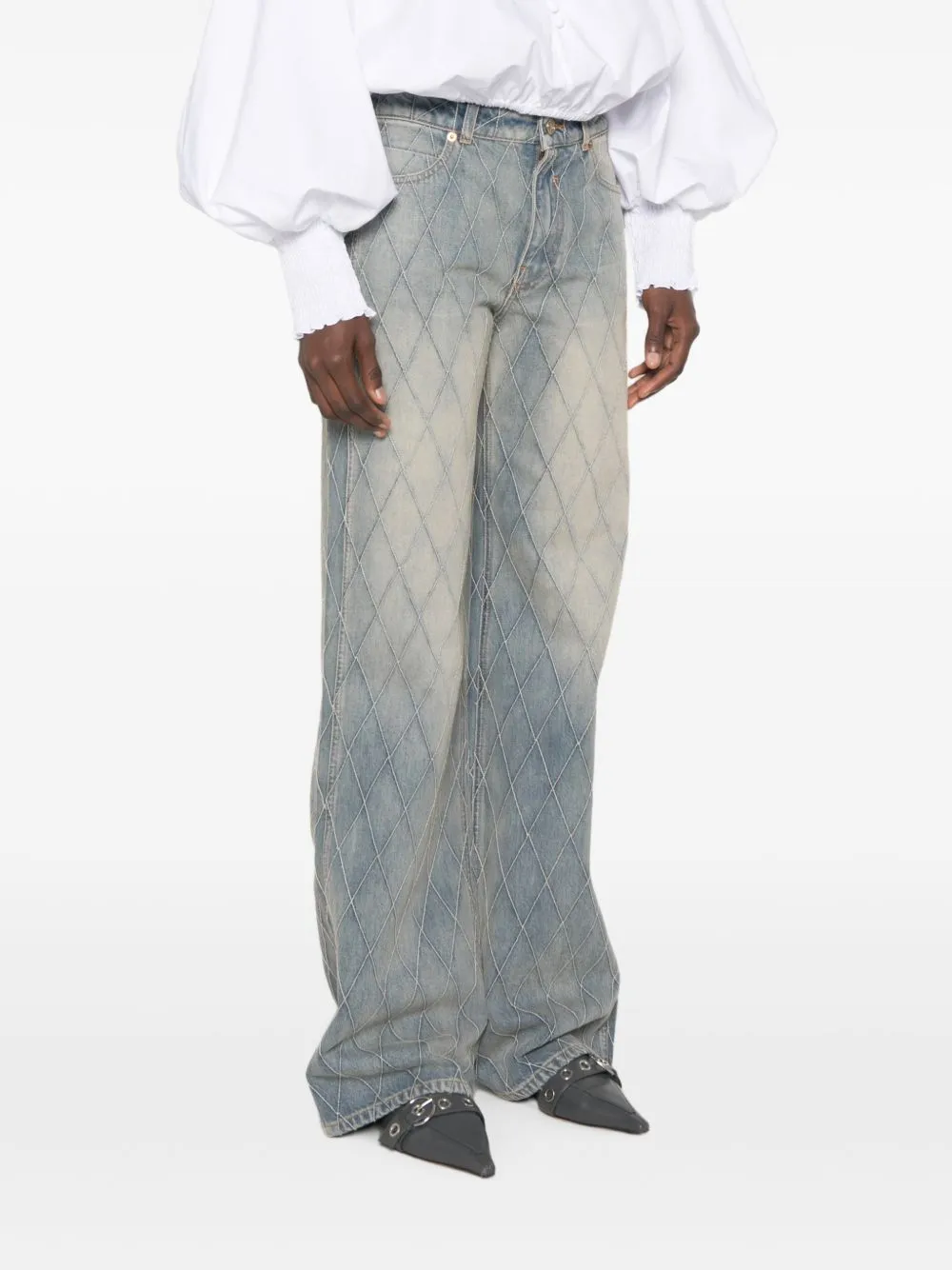 Denim Cotton Jeans sold by Wanan Luxury product image thumbnail 5