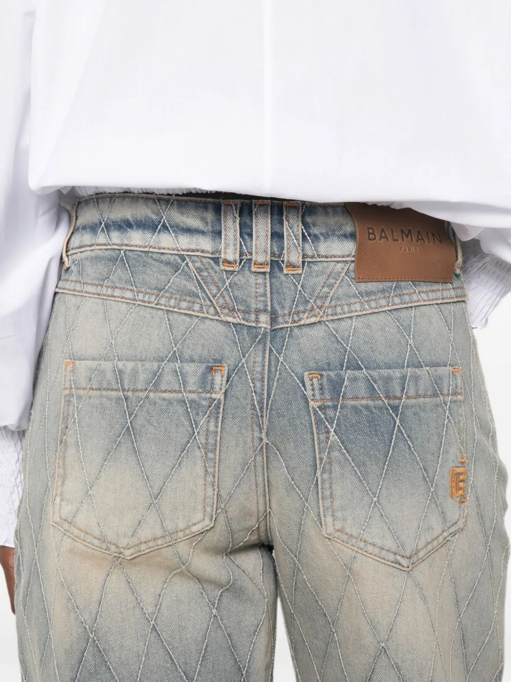 Denim Cotton Jeans sold by Wanan Luxury product image thumbnail 2